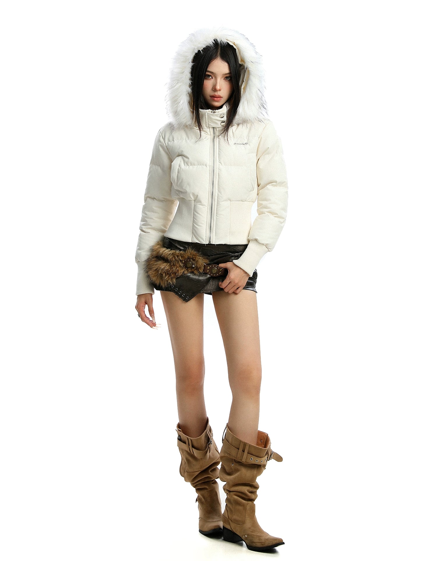 Fur Down Short Jacket BGS0039
