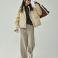 Stand Collar Short Down Jacket AMU0048