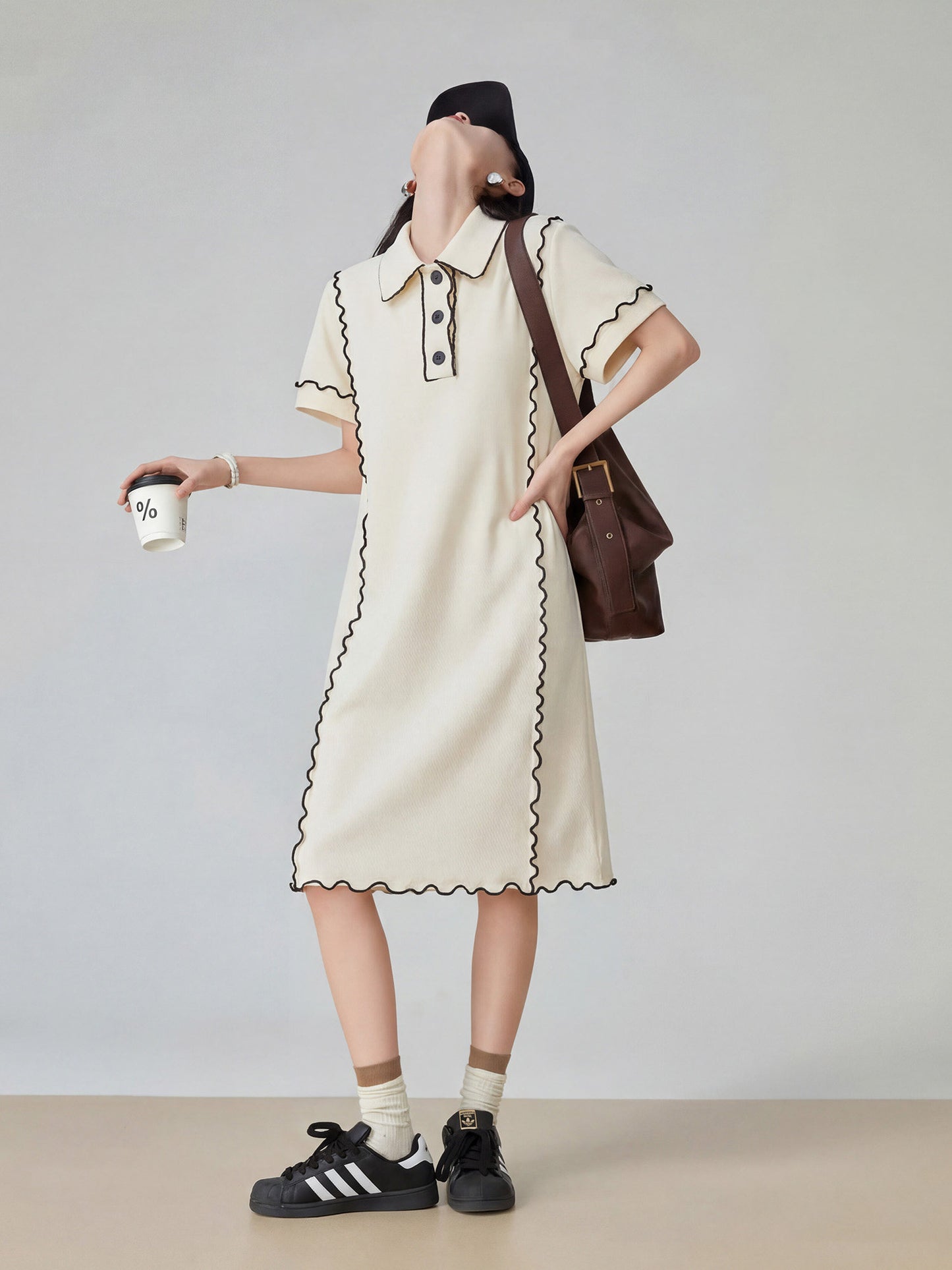 Mellow Stitch Polo Dress FER0336