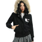 Fur Hood Camouflage Jacket BGS0016
