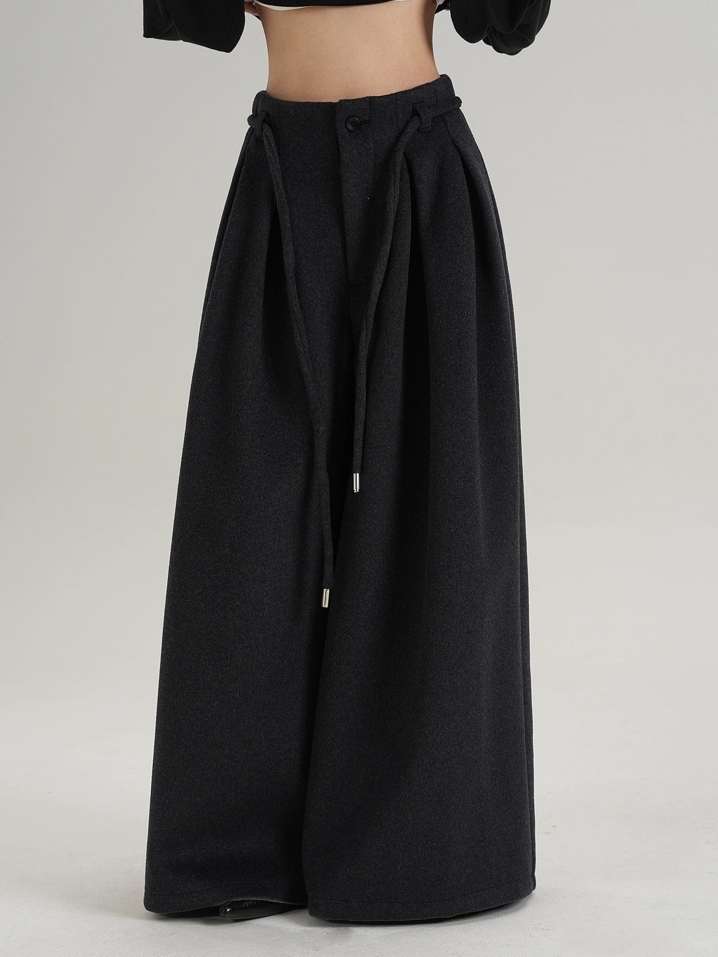 Wool Wide Pants SRS0394
