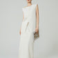 Front Layered Vest / Straight Long Skirt FER0271