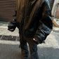 Hood Leather Cotton Jacket FLG0006