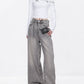 Slit Wide Denim Pants ABW0016