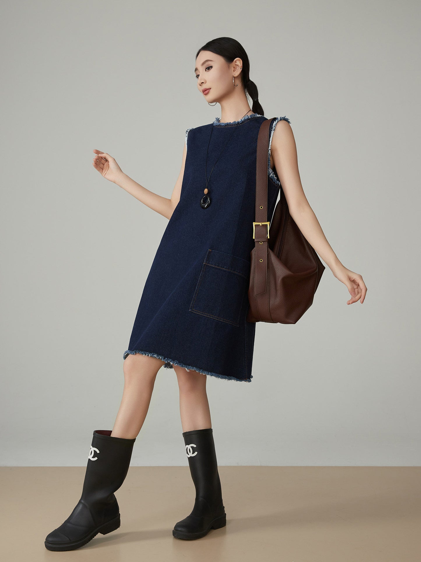 Vintage Cutoff Mini Dress FER0282
