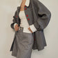 Red Button Patchwork Jacket / Shorts SUY0014