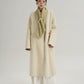 Scarf Collarless Coat SRS0412