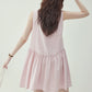 Pink Striped Sleeveless Dress AMU0020