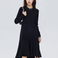 Flare Design Long-Sleeve Dress SHN0057
