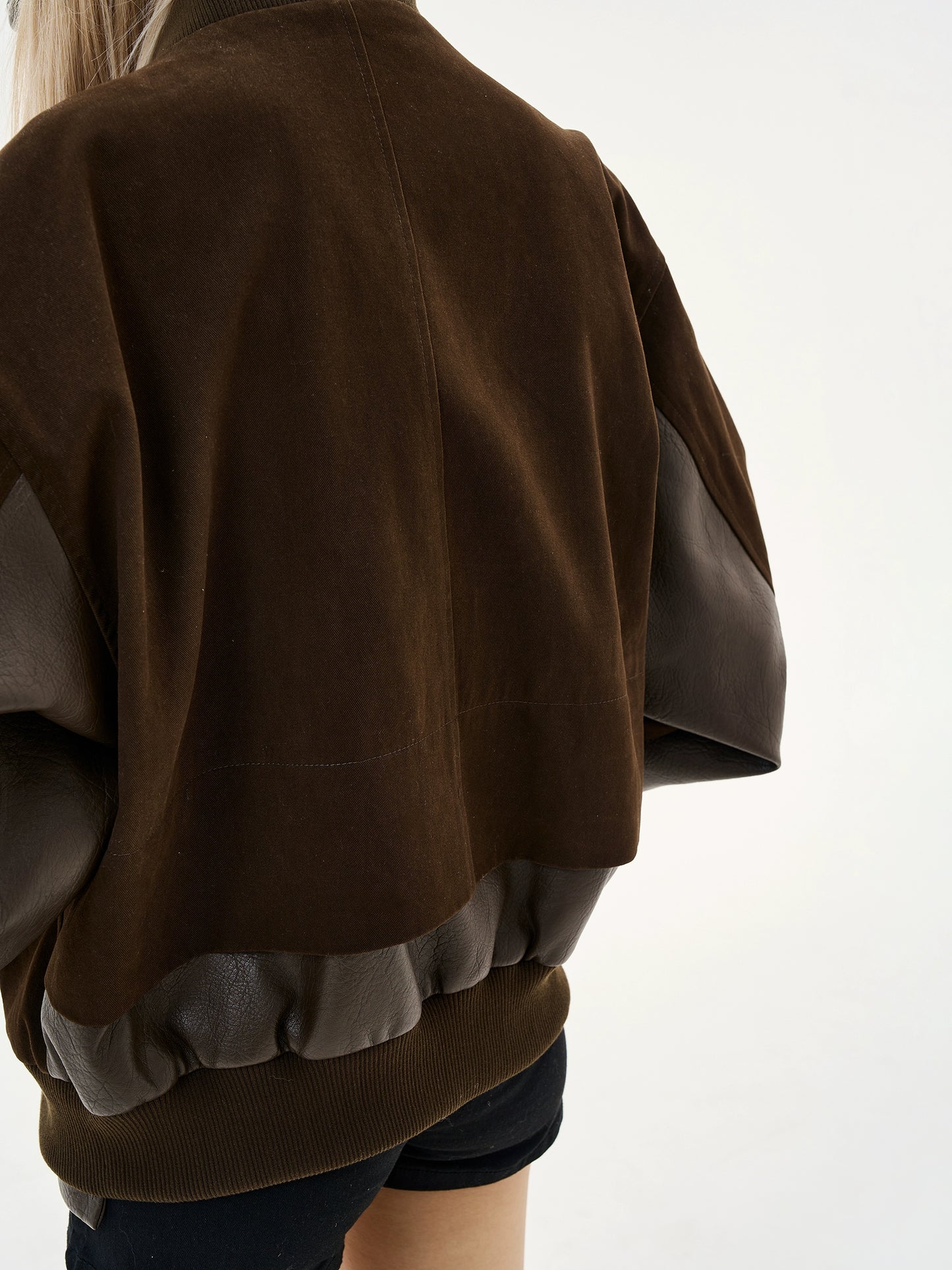 Suede Stand Collar Jacket MAD0013