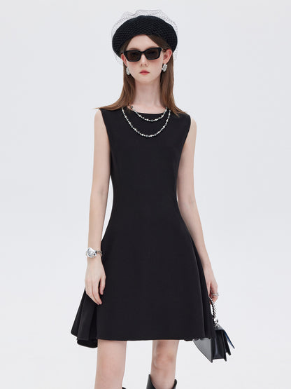 Asymmetry Sleeveless Dress SHN0018
