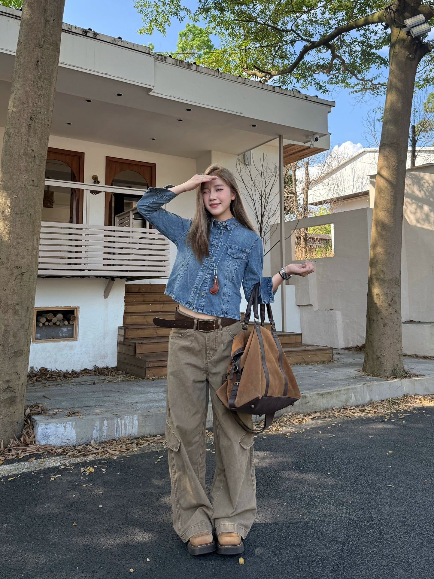 Cropped Denim Jacket CYE0047