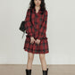 Vintage Plaid Dress VAS0186