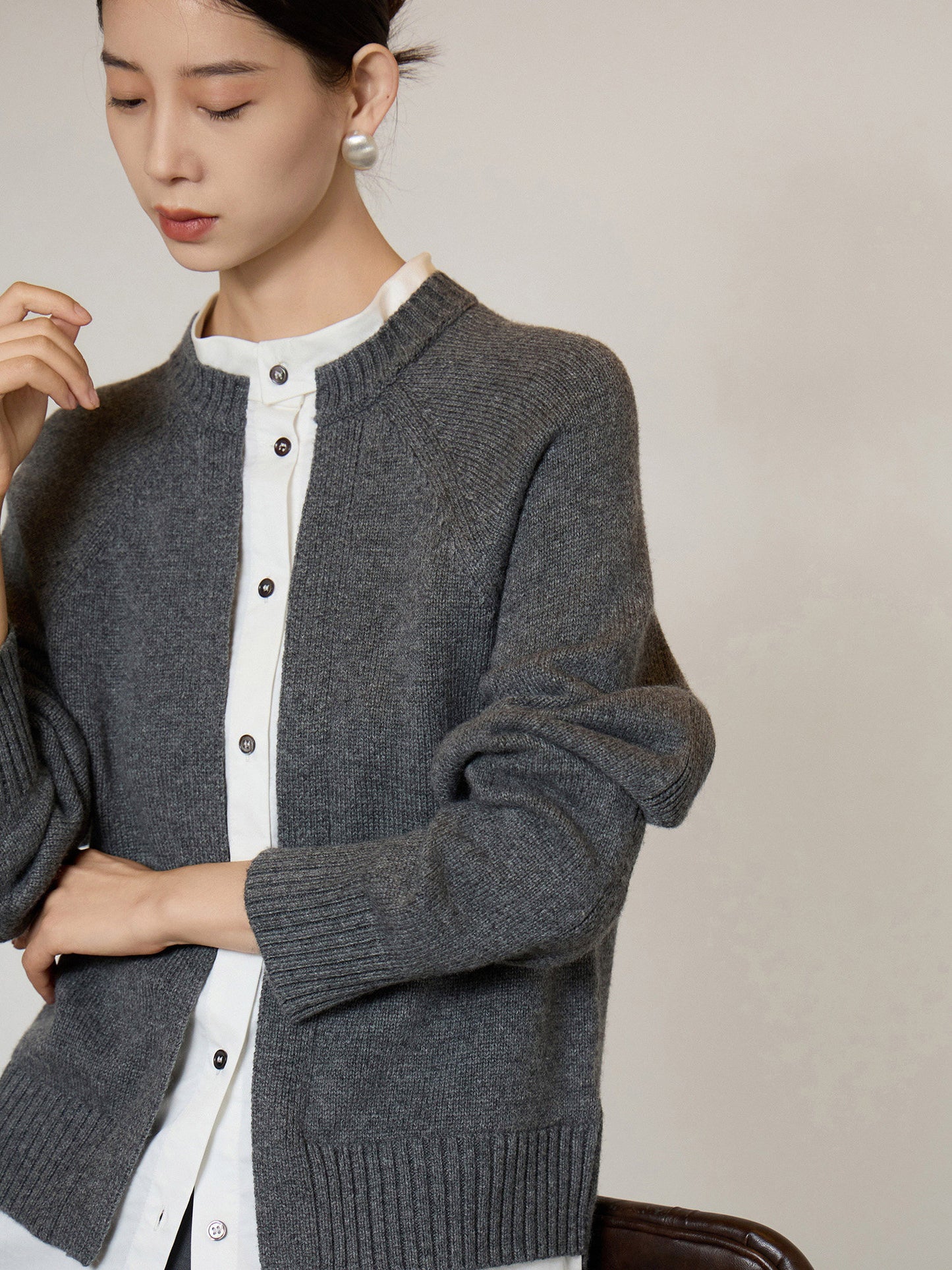 Shirt Docking Knit Top SUY0023