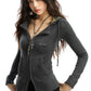 Double Zip Knit Top BGS0027