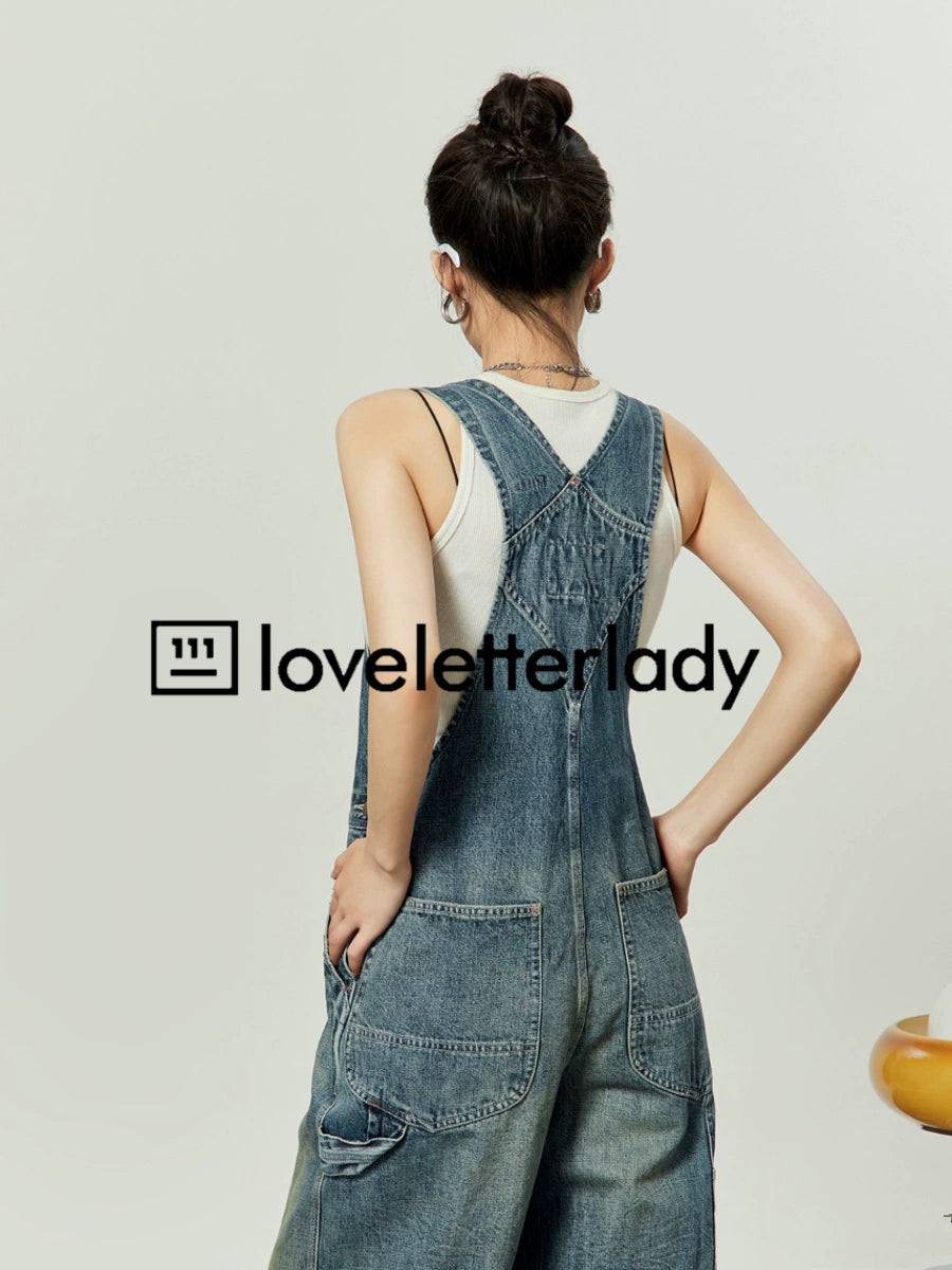 Vintage Denim Overalls LLA0161