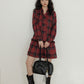 Vintage Plaid Dress VAS0186