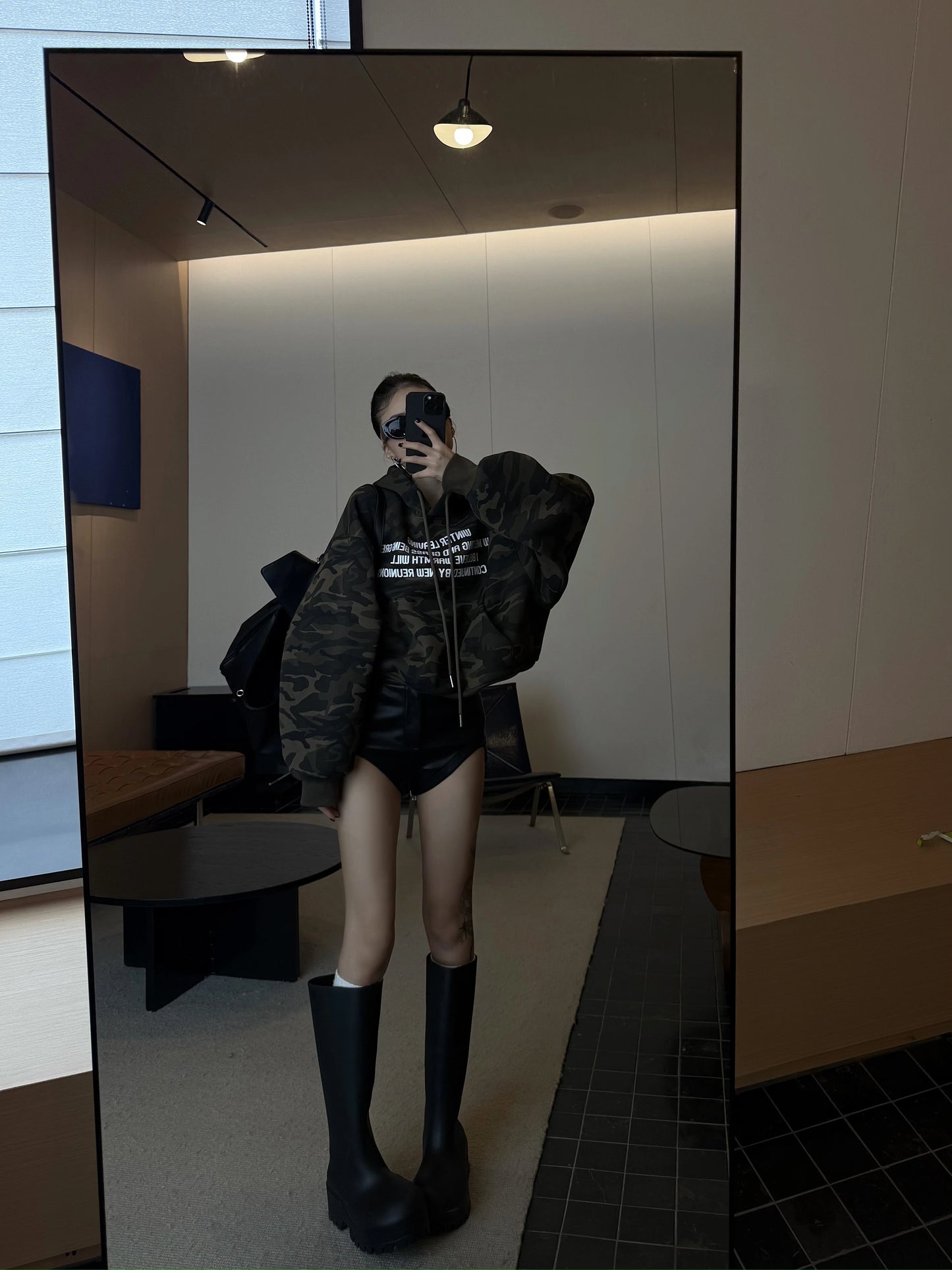 Logo Camouflage Hoodie ZRS0089