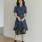 Paid Shirt Dress VAS0114