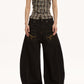 Retro Embroidered Curve Denim Pants VAT0003
