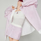 Pink Striped Oversized Shirt / Short Skirt FER0360