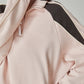 Pink Stand-Collar Sweatshirt / Loose Sweatpants FER0061