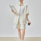 Botanical Embroidery Shirt / Shorts FER0116