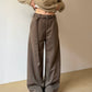 Belt Design Drapey Loose Pants CYE0068