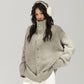 High Neck Button Knit Cardigan ACS0393