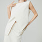 Front Layered Vest / Straight Long Skirt FER0271