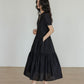 Natural Tiered Dress VAS0018