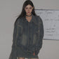Stand Collar Vintage Denim Jacket CCS0035
