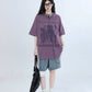 Dark Cotton Loose T-Shirt ZCK0005