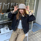 Retro Patched Collar Plaid Denim Jacket CYE0038