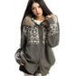 Nordic Tong Knit Cardigan BGS0033