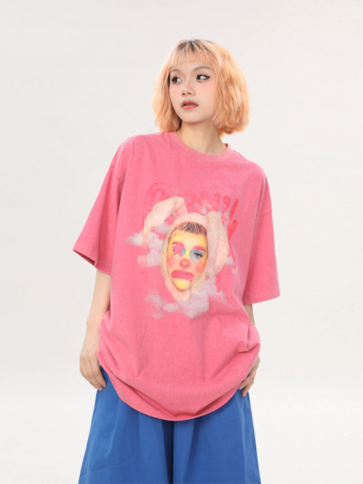 American Clown Loose T-Shirt FRC0006