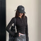 Half-Button Slim Top YLS1052