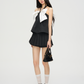 White Ribbon Halterneck Camisole PUC0019