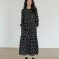 Round Neck Flower Dress VAS0004