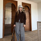 Plaid Patchwork Loose Pants CYE0085