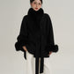 Fur Collar Cape Coat SRS0400