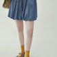 Blue Lace Up Cotton Jumpsuit AMU0021