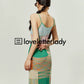 Long Knit Color Dress LLA0057