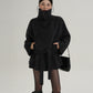 Stand Collar Wool Trench Coat SRS0376