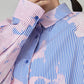 Blue Stripe Pink Art Print Shirt FER0180