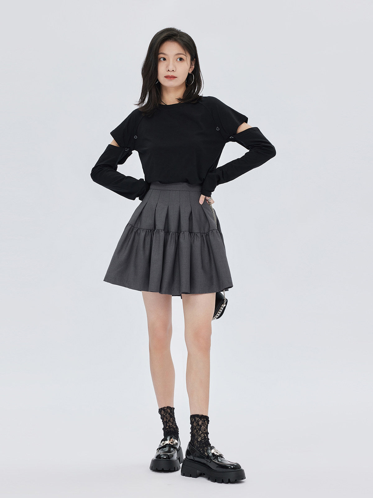 Round Neck Long Sleeve T-Shirt SHN0015