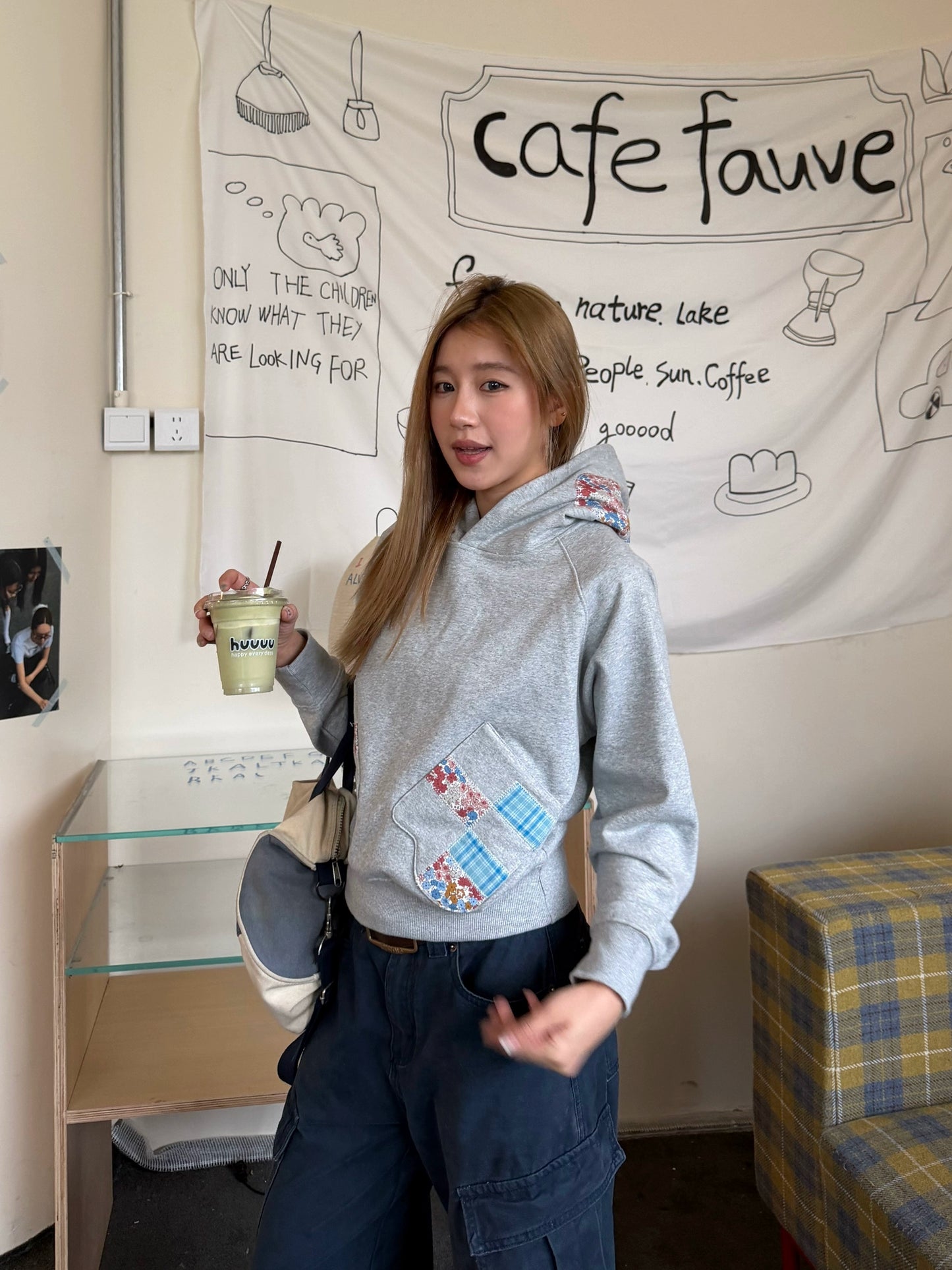 Patchwork Embroidered Hoodie CYE0081