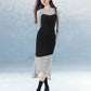 Asymmetrical Knit Dress EPU0003