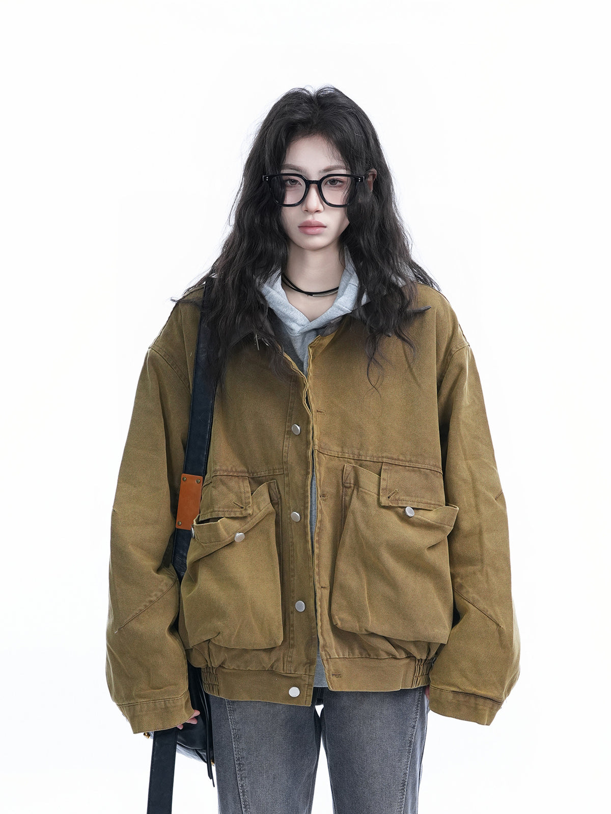 Oversized Work Denim Jacket WLS0009