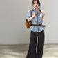 Blue Stripes Long-Sleeve Shirt WDB0015